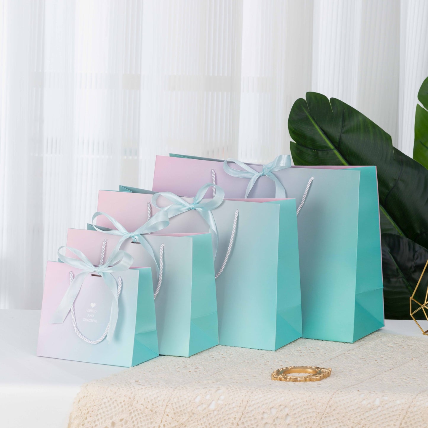 Gradient Color Gift Bag