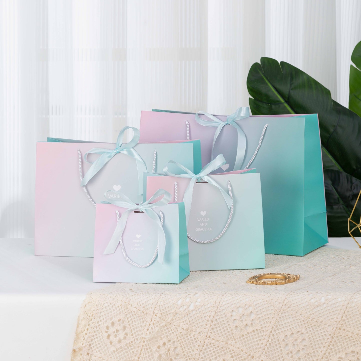 Gradient Color Gift Bag