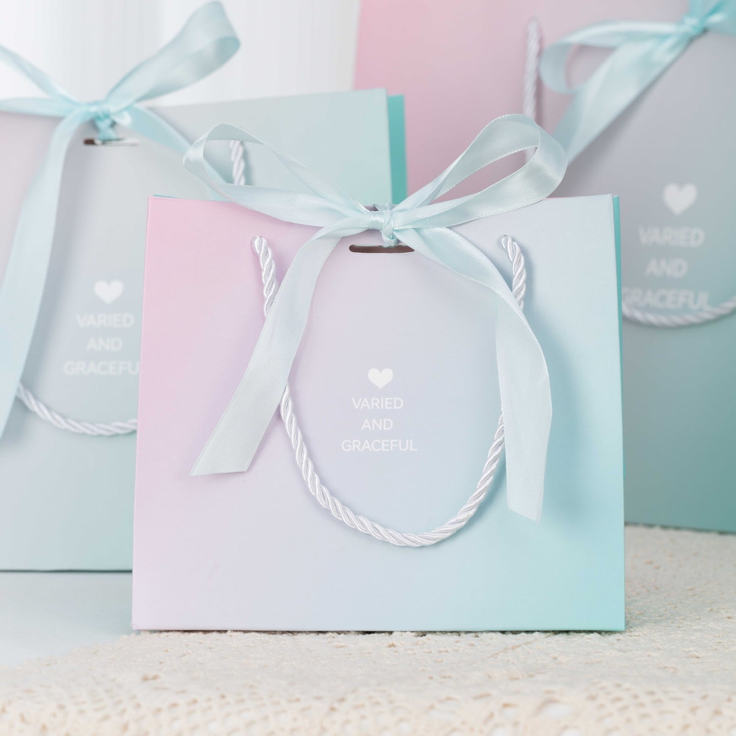 Gradient Color Gift Bag