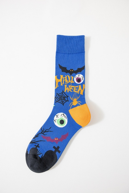 Chaussettes tube colorées d'Halloween