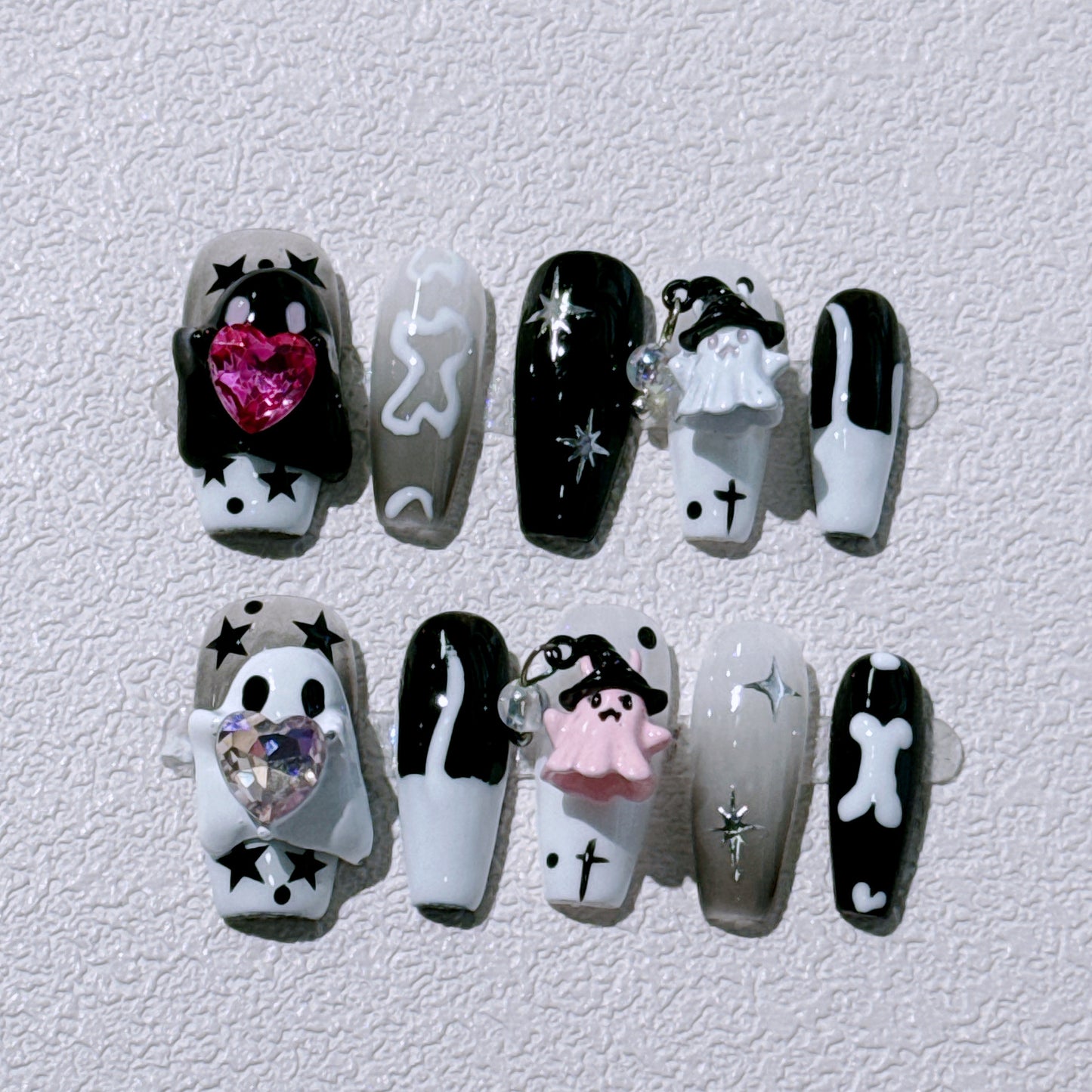 Cute Little Ghost Press-on Nails