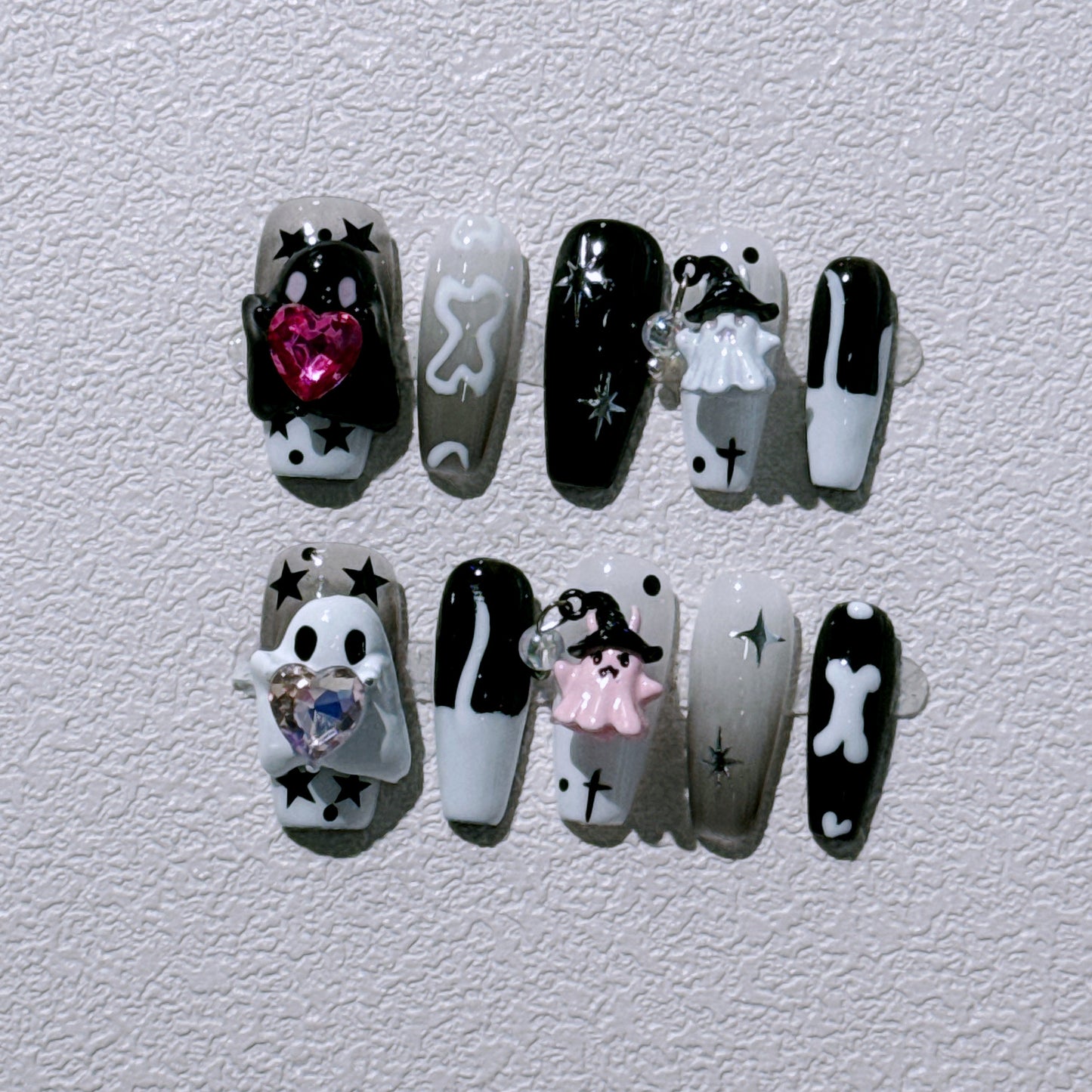 Cute Little Ghost Press-on Nails