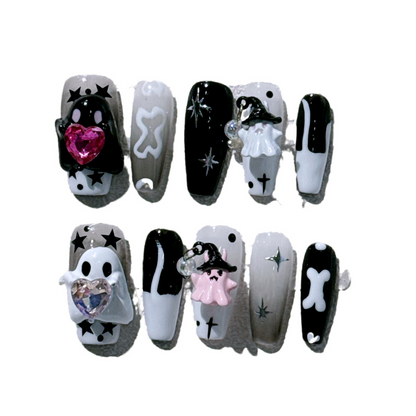 Cute Little Ghost Press-on Nails