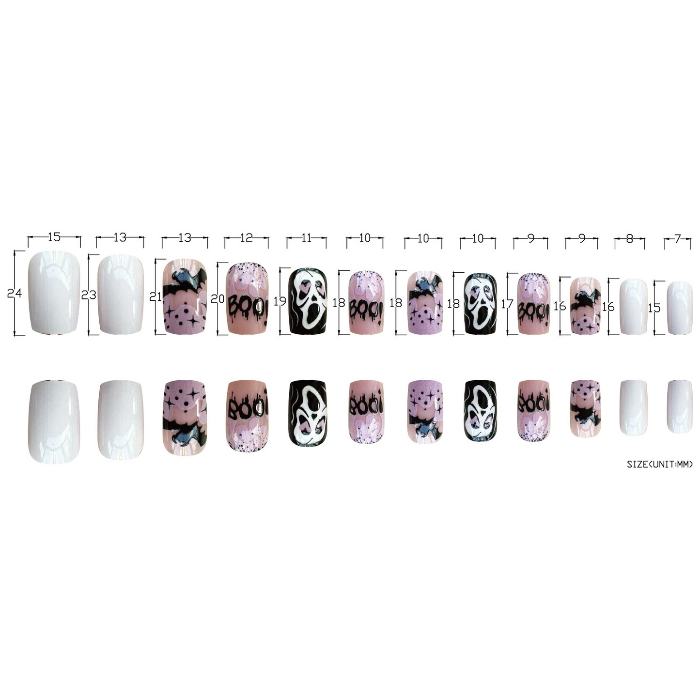 Halloween Bat Wear Press-on Nails