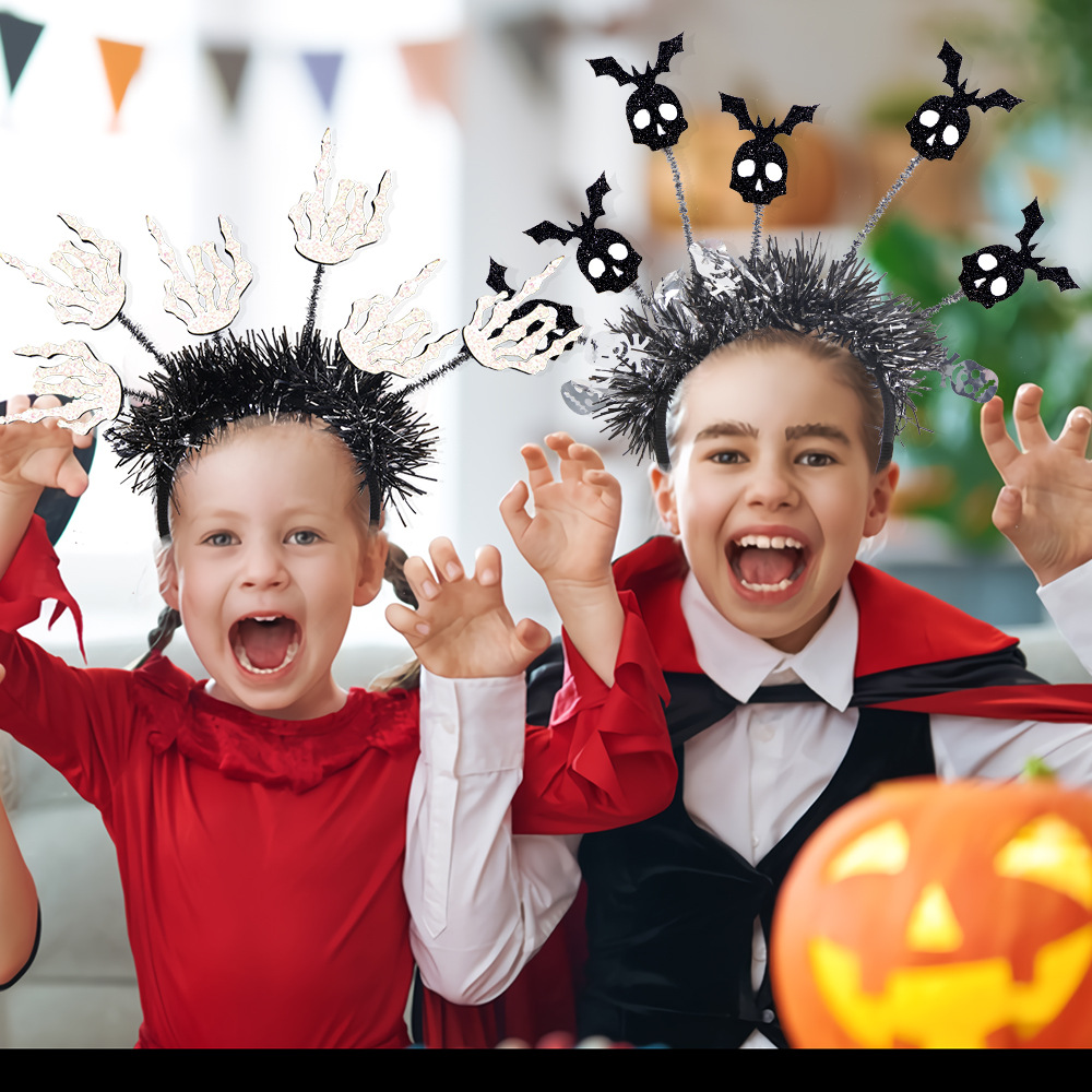 Halloween Pumpkin Spider Radial Headdress