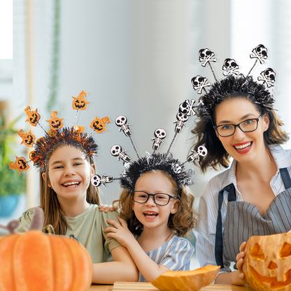 Halloween Pumpkin Spider Radial Headdress