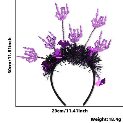 Halloween Pumpkin Spider Radial Headdress