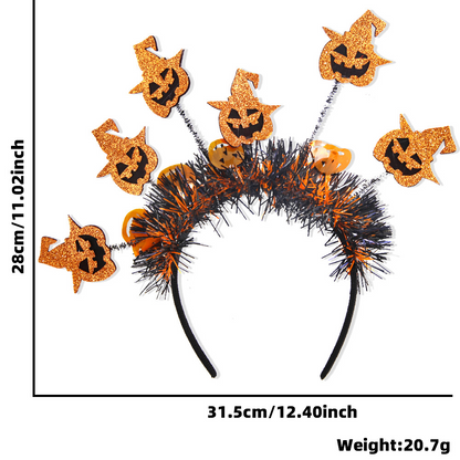 Halloween Kürbis Spinne Radial Kopfschmuck