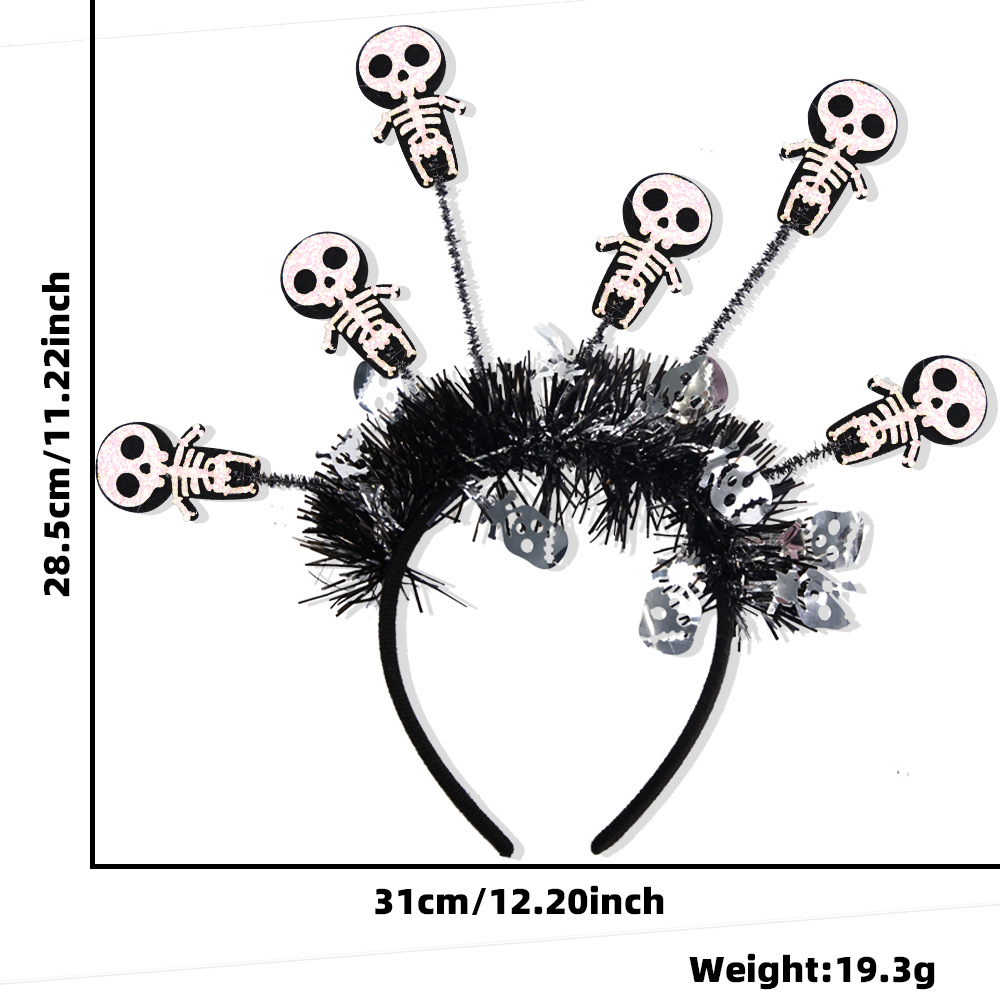 Halloween Pumpkin Spider Radial Headdress