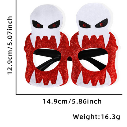 Halloween Ghost Bat Glasses and Headwear and Mask