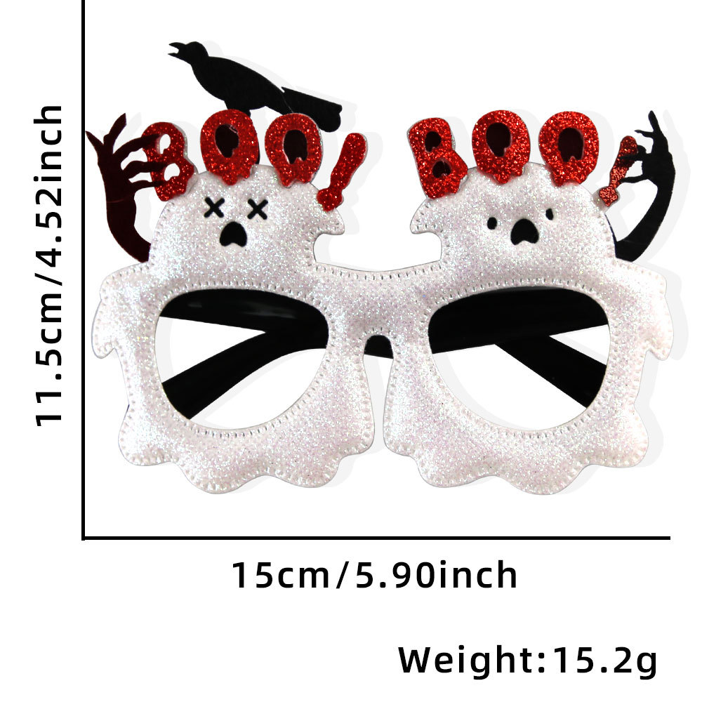 Halloween Ghost Bat Glasses and Headwear and Mask