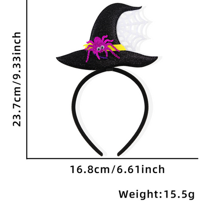 Halloween Ghost Bat Glasses and Headwear and Mask