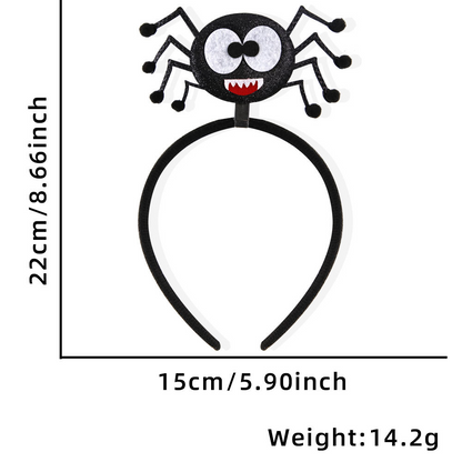 Halloween-Geisterfledermausbrille, Kopfbedeckung und Maske