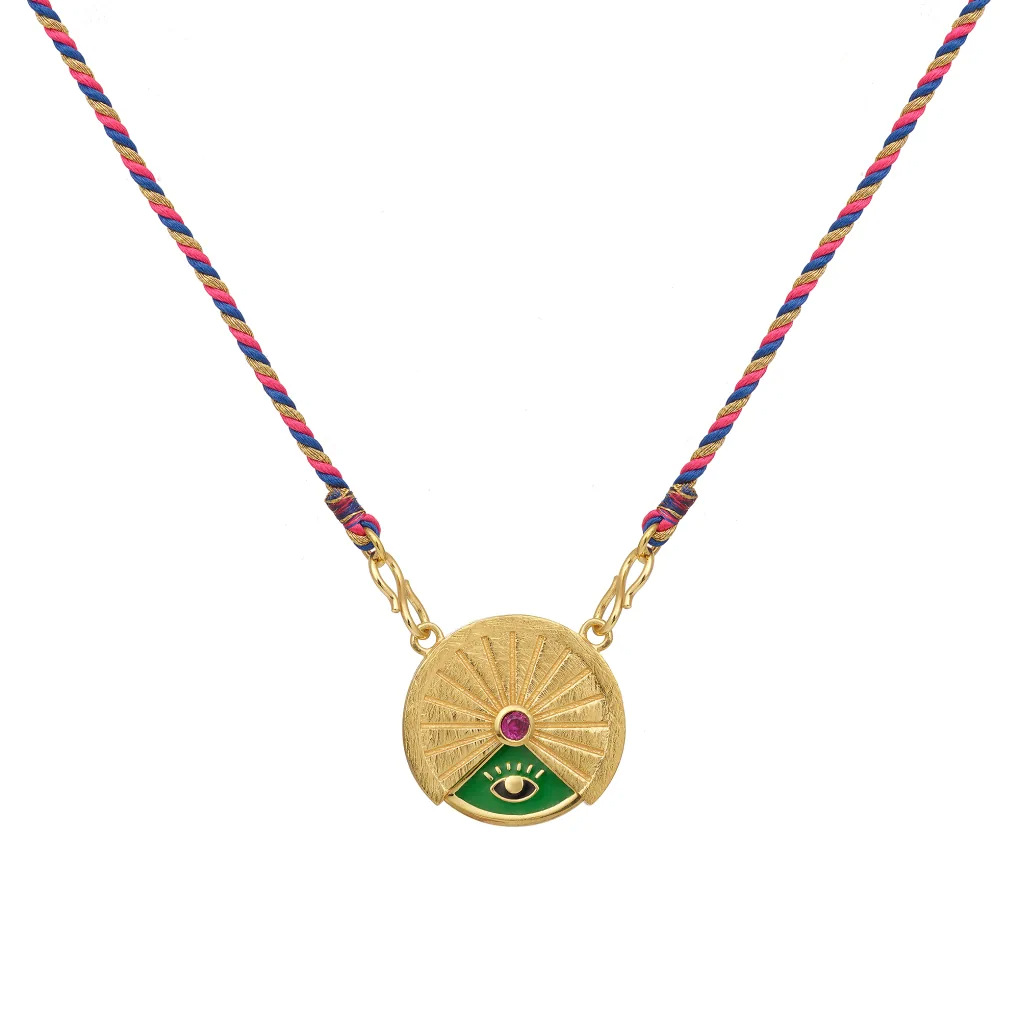 Rotatable Tarot round Coin Necklace