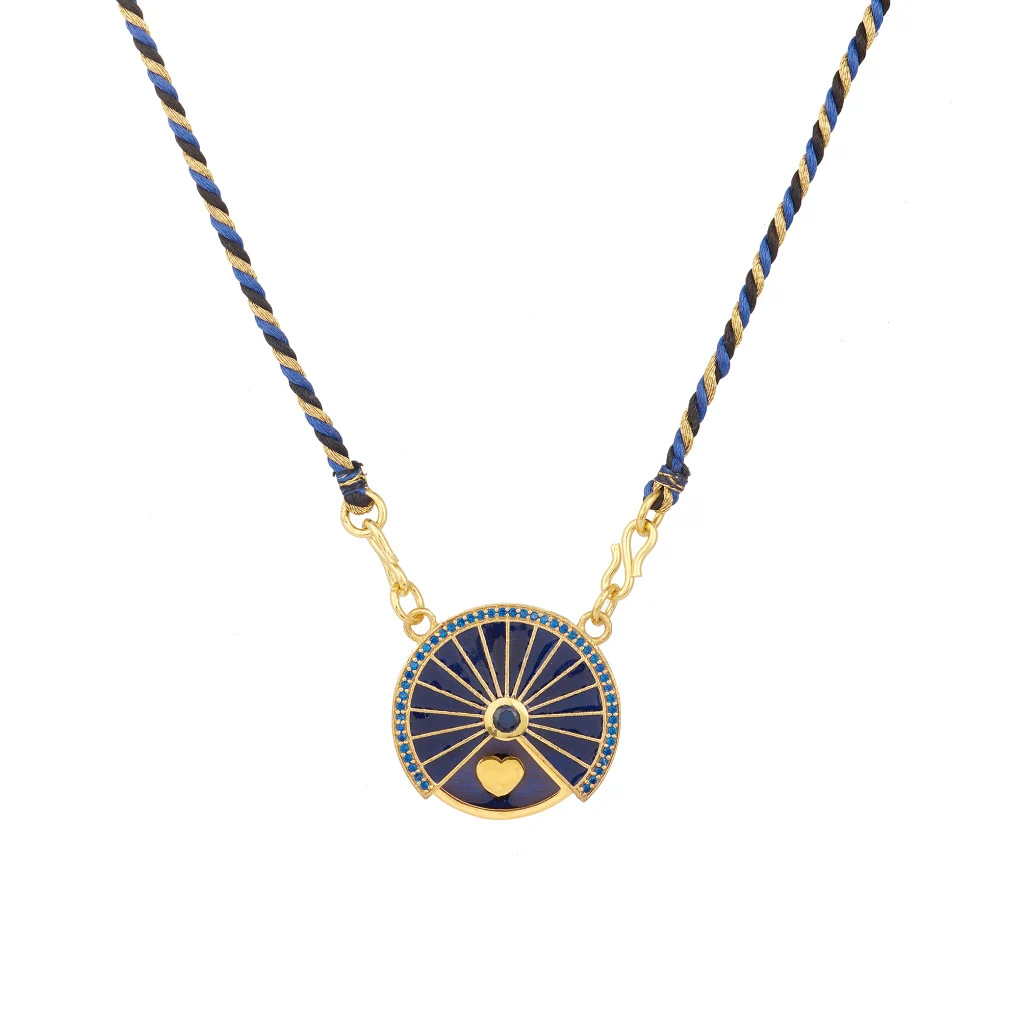 Rotatable Tarot round Coin Necklace