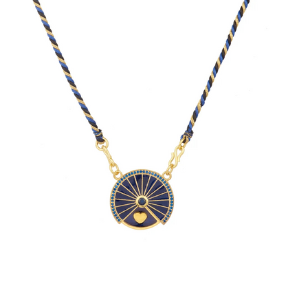 Rotatable Tarot round Coin Necklace