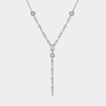 Collier à franges en zircon