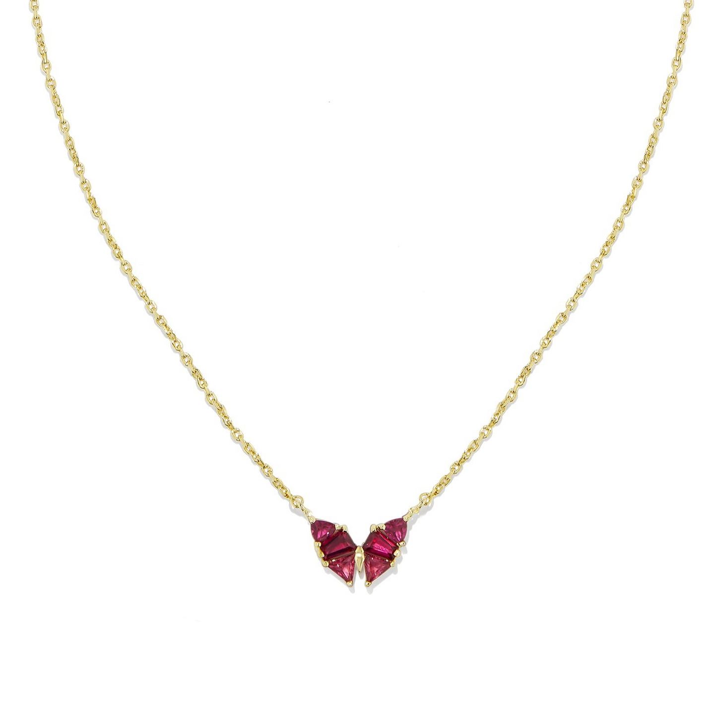 Collier Papillon Zircon