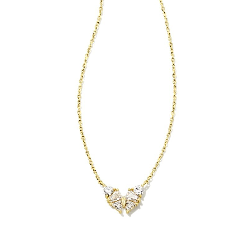 Collier Papillon Zircon