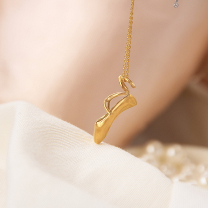 Ballet Shoes Pendant Necklace