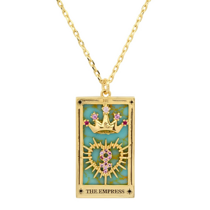 Square Plate Necklace with Diamond