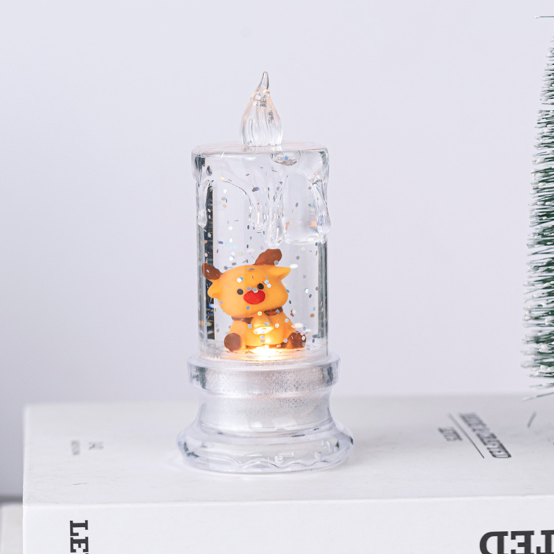 Christmas Santa Claus Snowman Snow Small Night Lamp