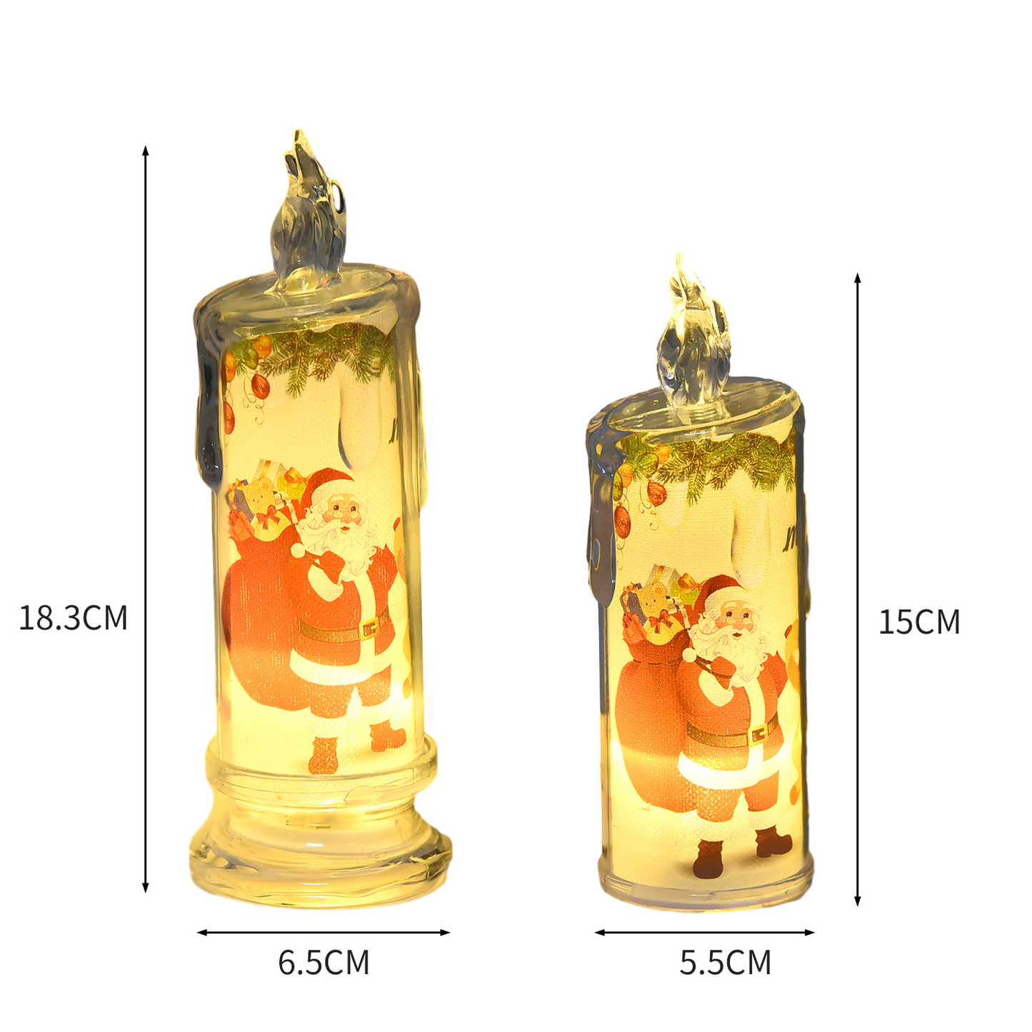 Christmas Simulation Candle Ambience Light