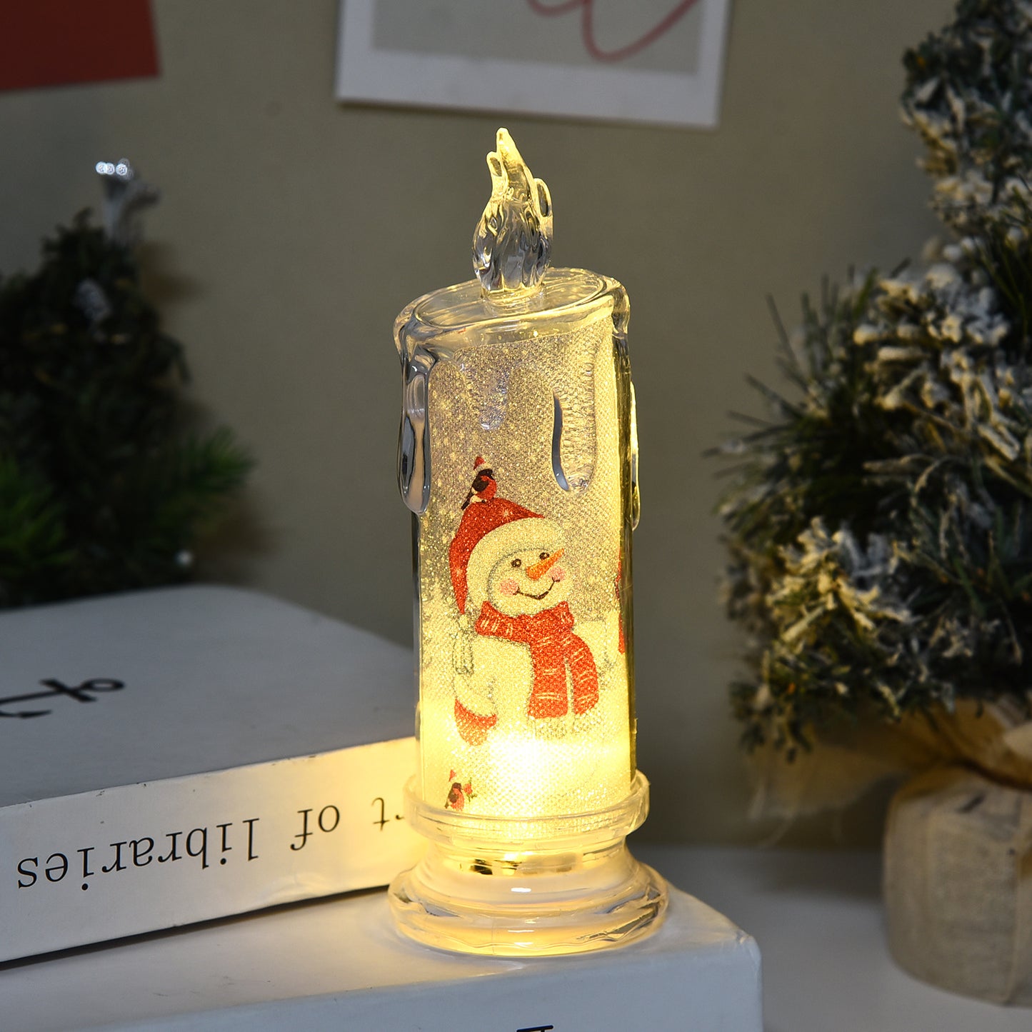 Christmas Simulation Candle Ambience Light