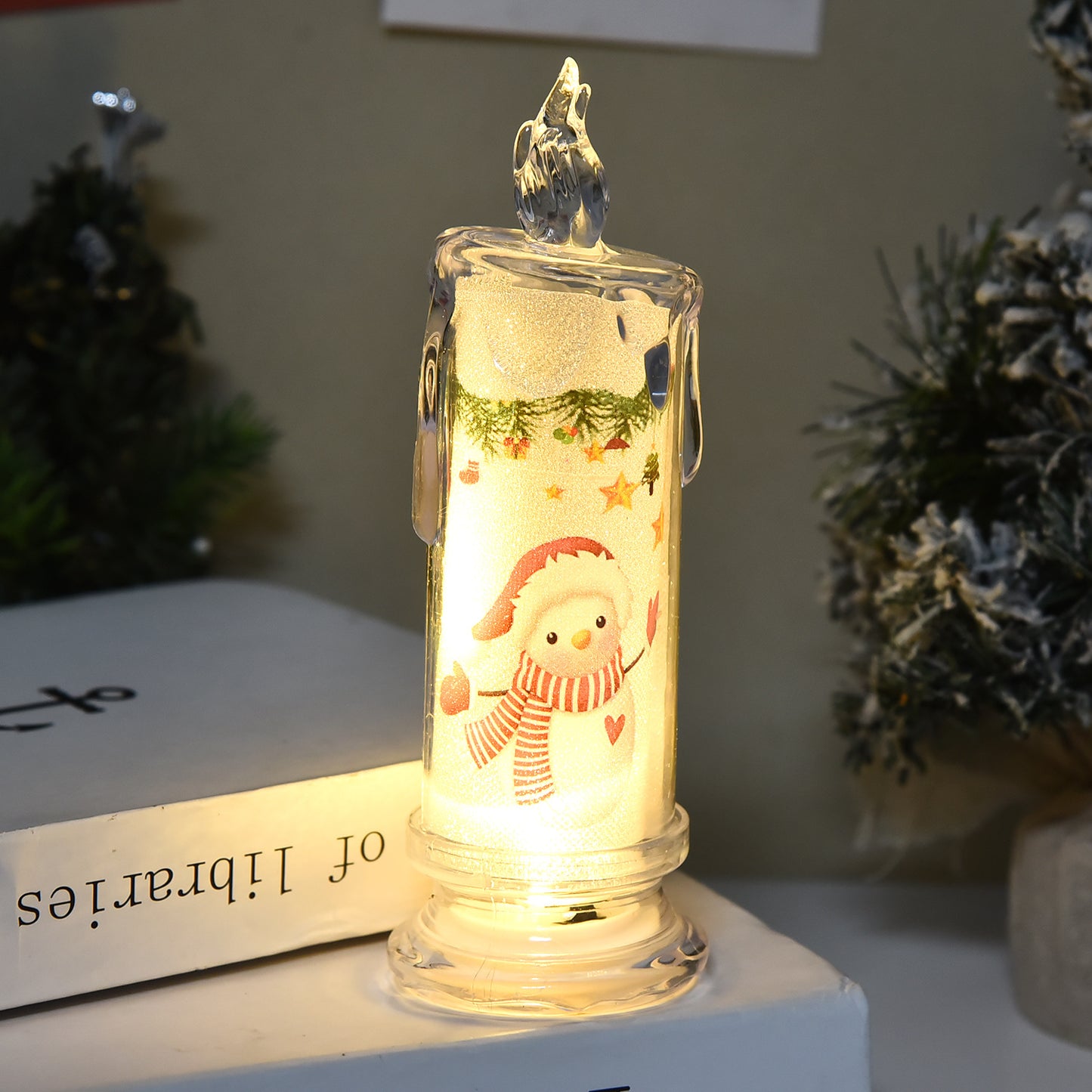 Christmas Simulation Candle Ambience Light