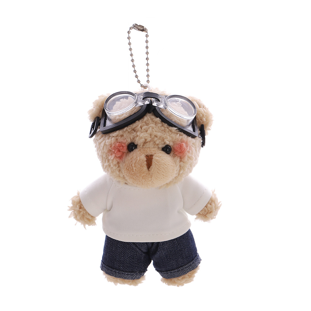 Pilot Plush Bear Pendant