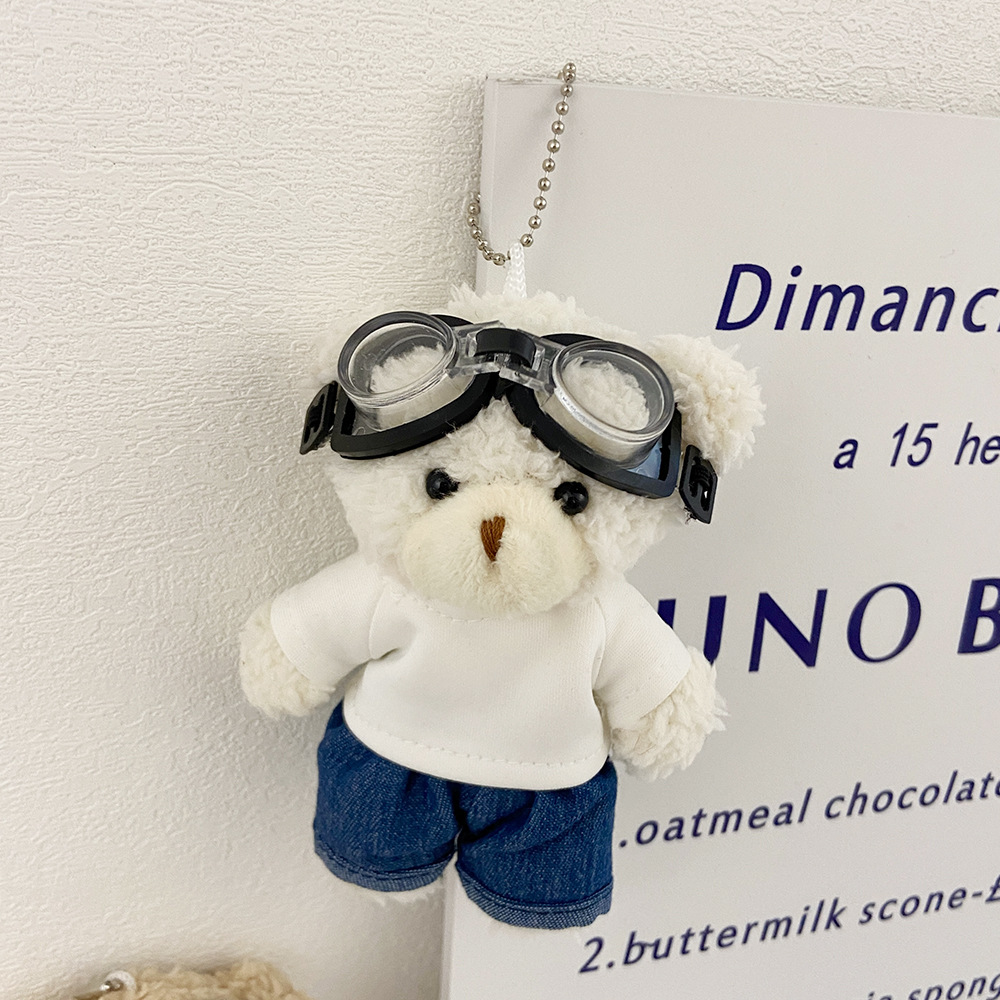 Pilot Plush Bear Pendant