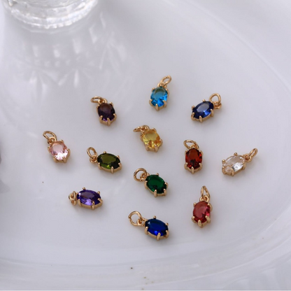 12 Birthstone DIY Pendant