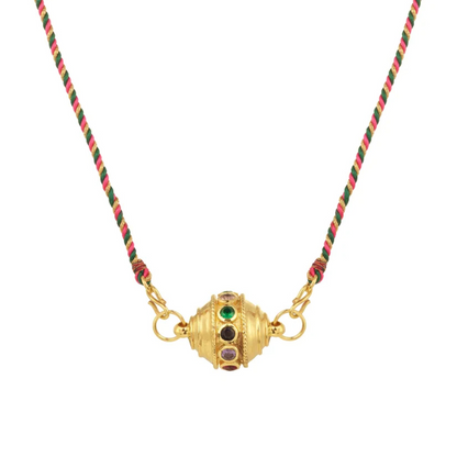 Colorful Gyro Tarot Pendant Necklace