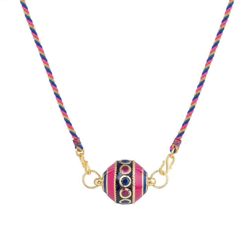 Colorful Gyro Tarot Pendant Necklace