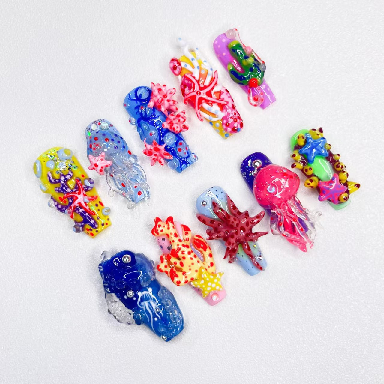 HANDMAKE 3D PRESS-ON NAILS