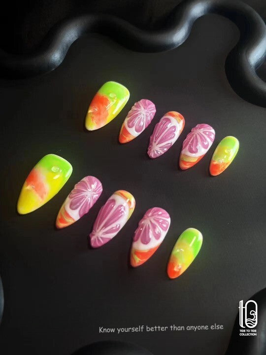 ONGLES FAITS MAIN - Série Fruit